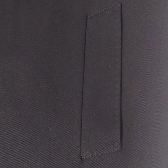 Loro Piana x Cardinal of Canada Wool Storm System Black Macintosh Pea Coat 42R - Picture 15 of 16